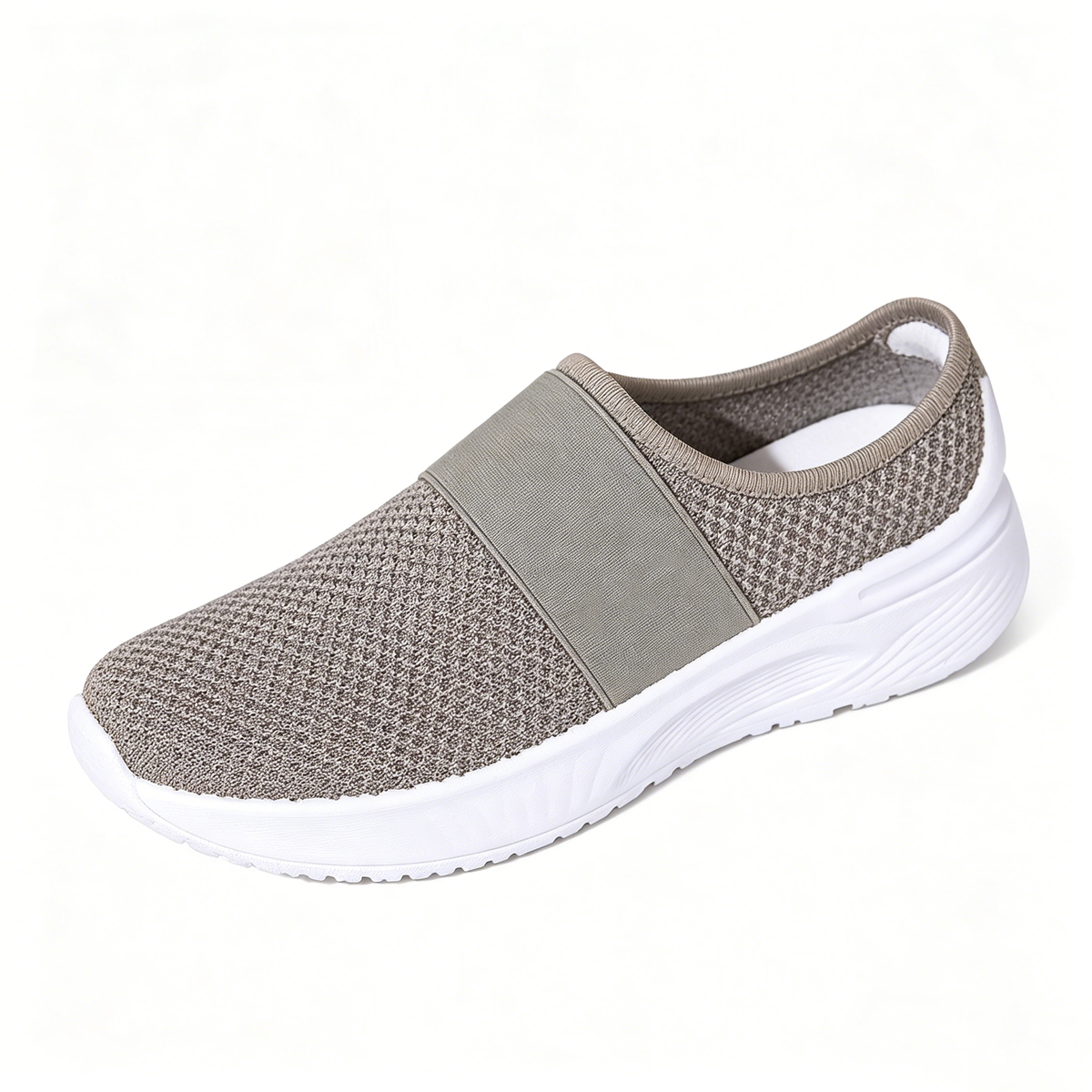 Summer Air Mesh Slip On Trainers | Comfort Open Back Casual Walking Footwear