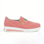 🔥49% OFF🔥Women’s Comfort Zip Slip-On Sneakers – Lightweight, Breathable & Easy Walk Design