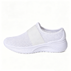 Summer Air Mesh Slip On Trainers | Comfort Open Back Casual Walking Footwear